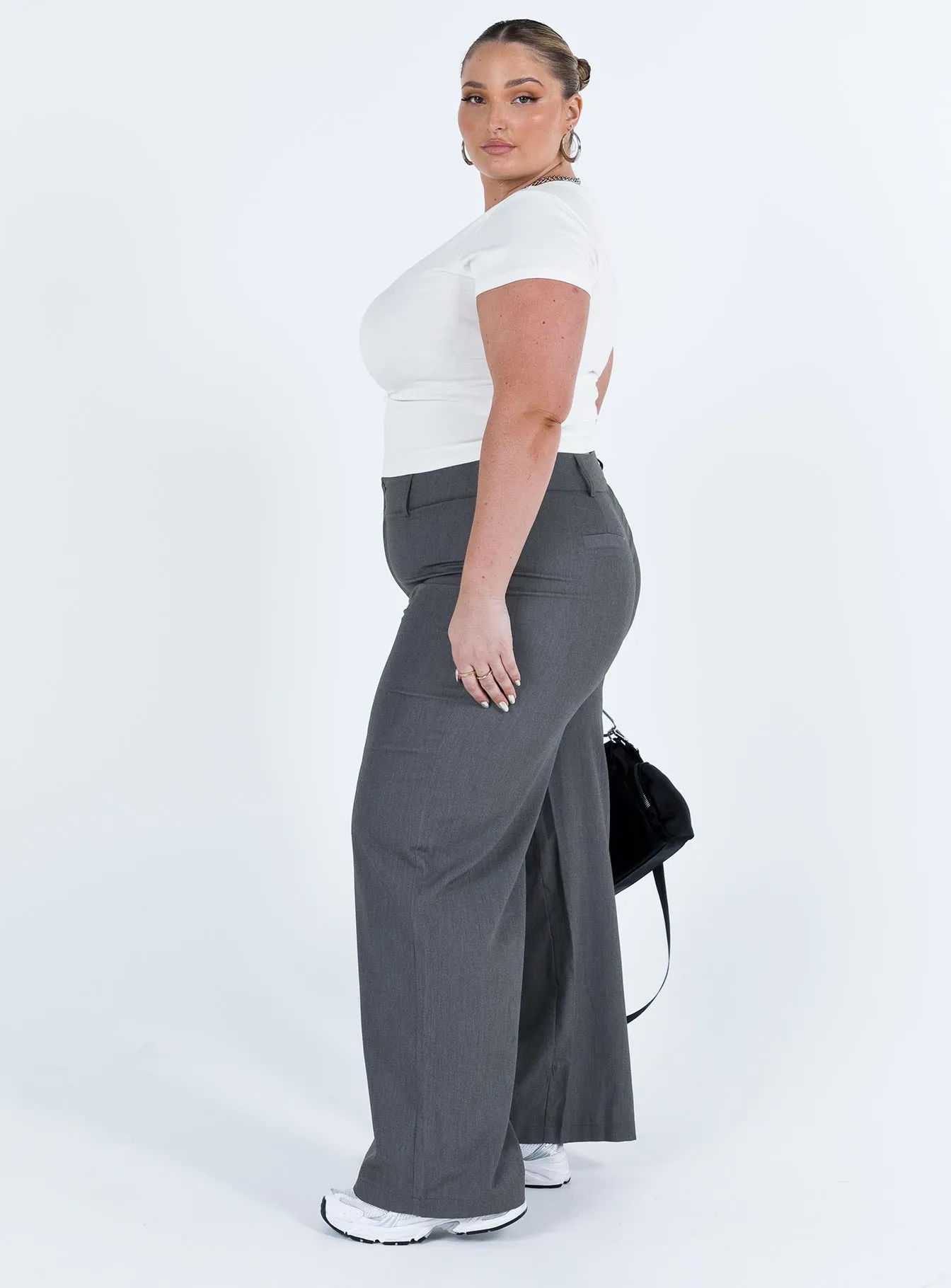 Alaina Pants Grey Curve