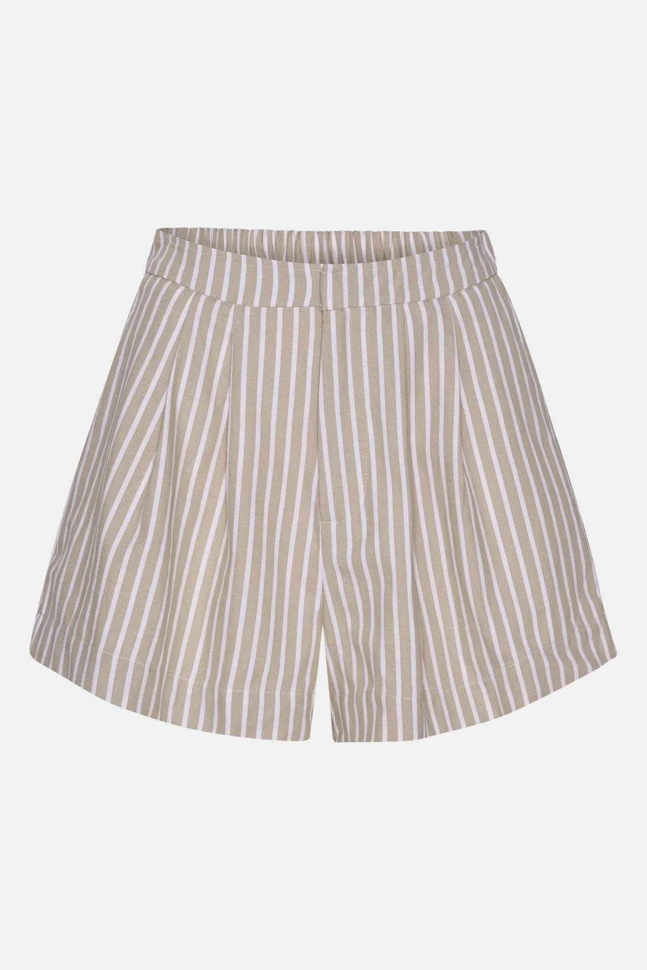 AlbaIC Shorts - Beige Stribet