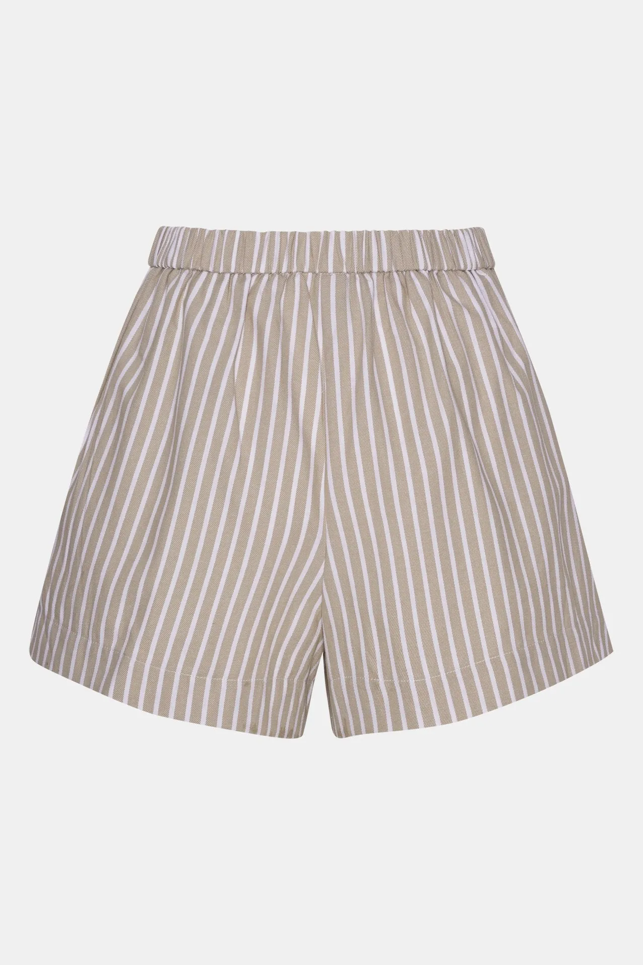 AlbaIC Shorts - Beige Stribet