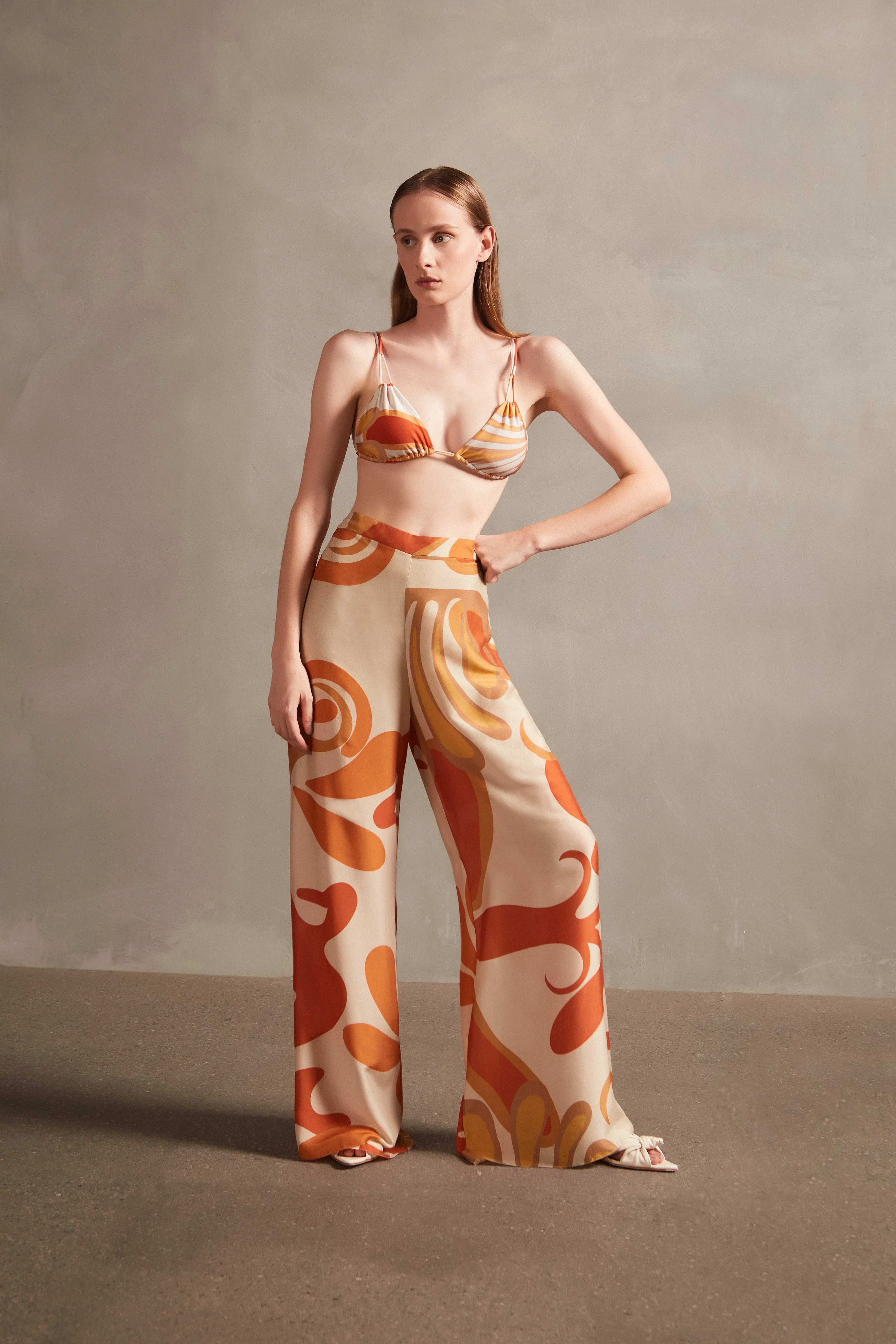 Algae Wide-Leg Pants