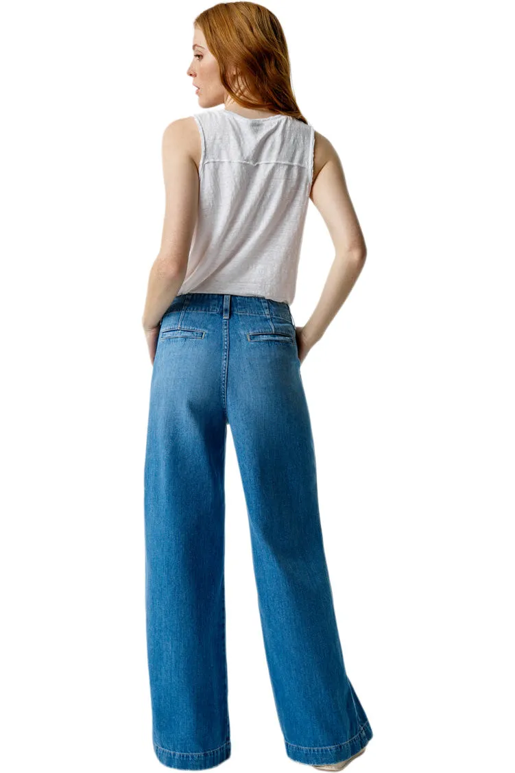 AMO Denim Edith Wide Leg in Amity