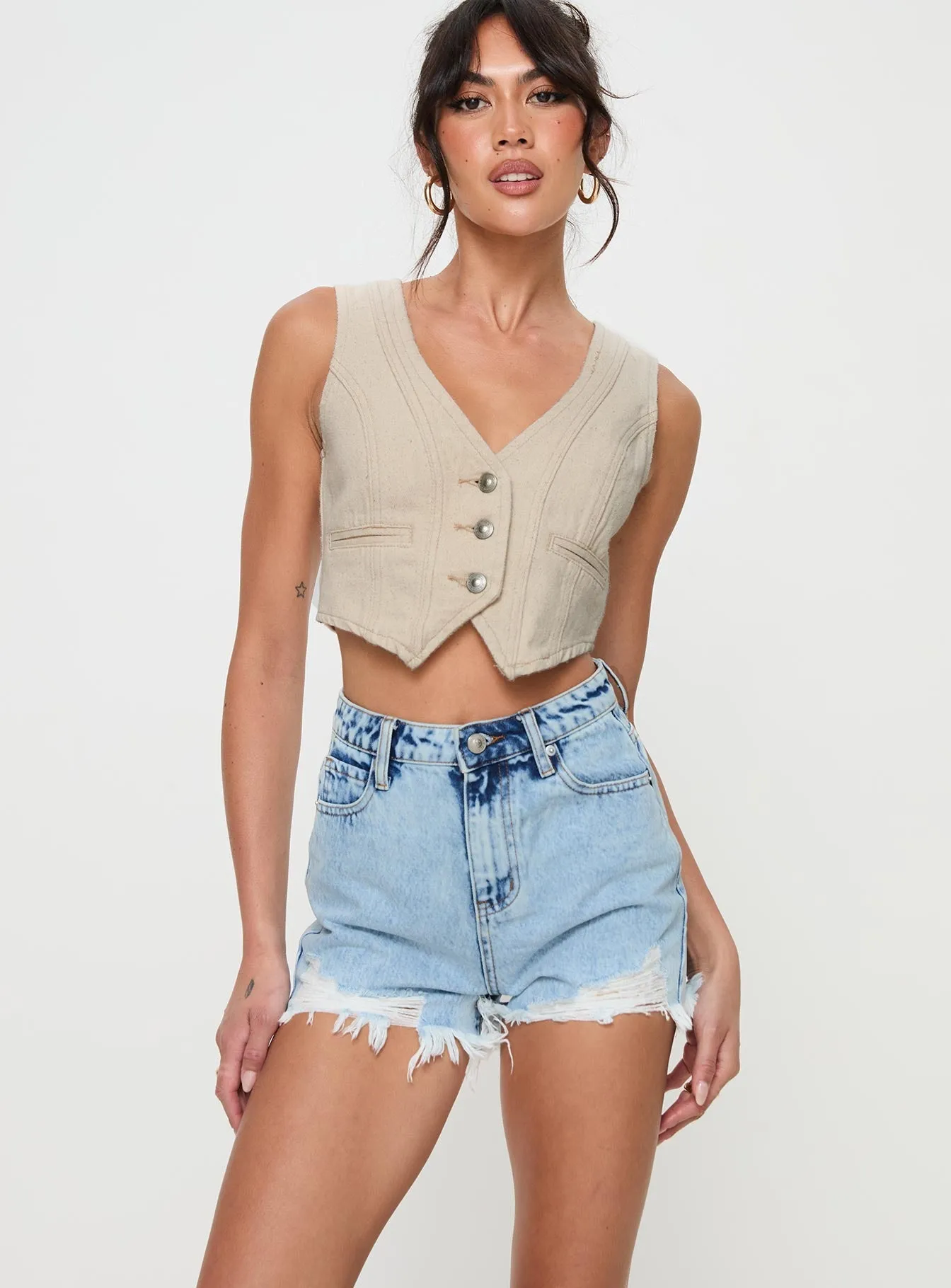 Anne Denim Shorts