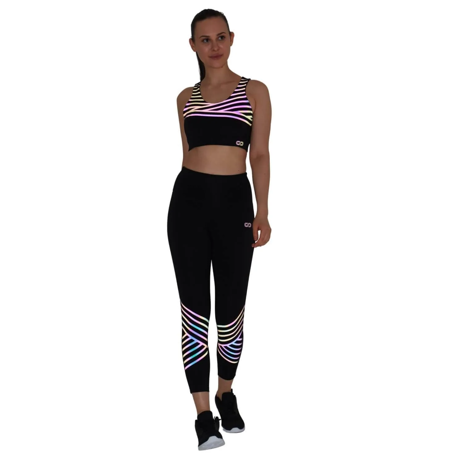 Artemis Reflective Leggings Black