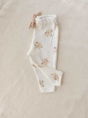 Baby leggings / Flowers & dots