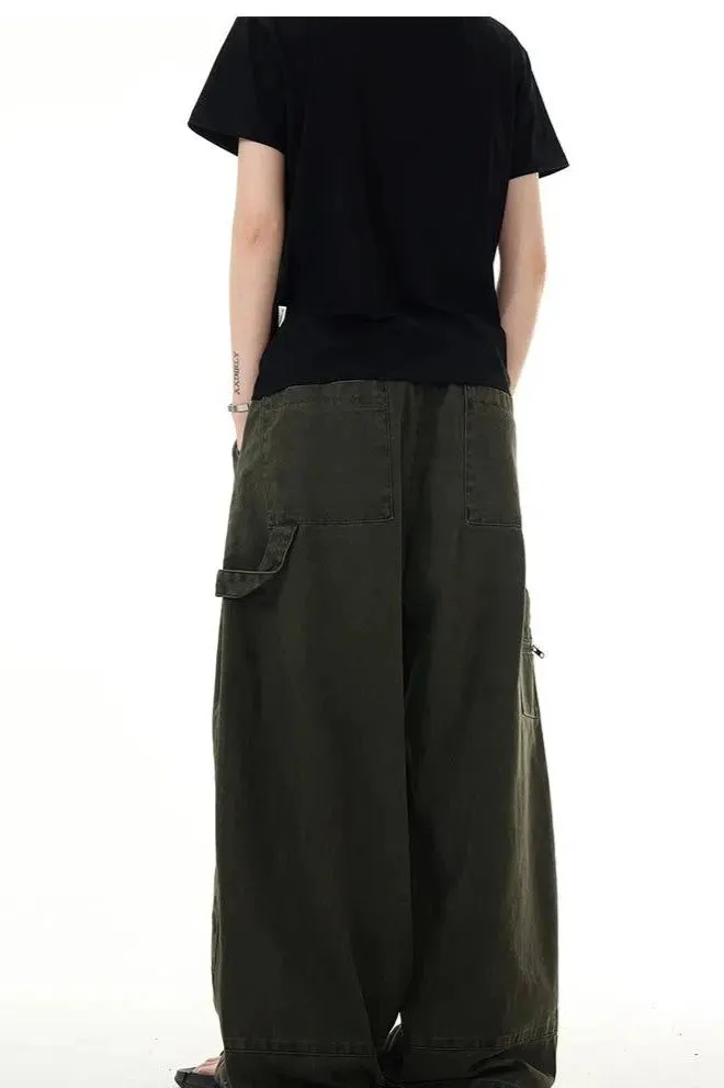 Baggy Wide-Leg Pants