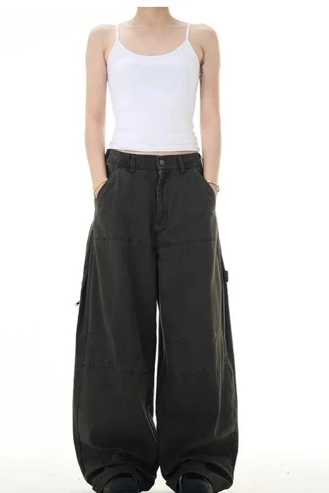 Baggy Wide-Leg Pants