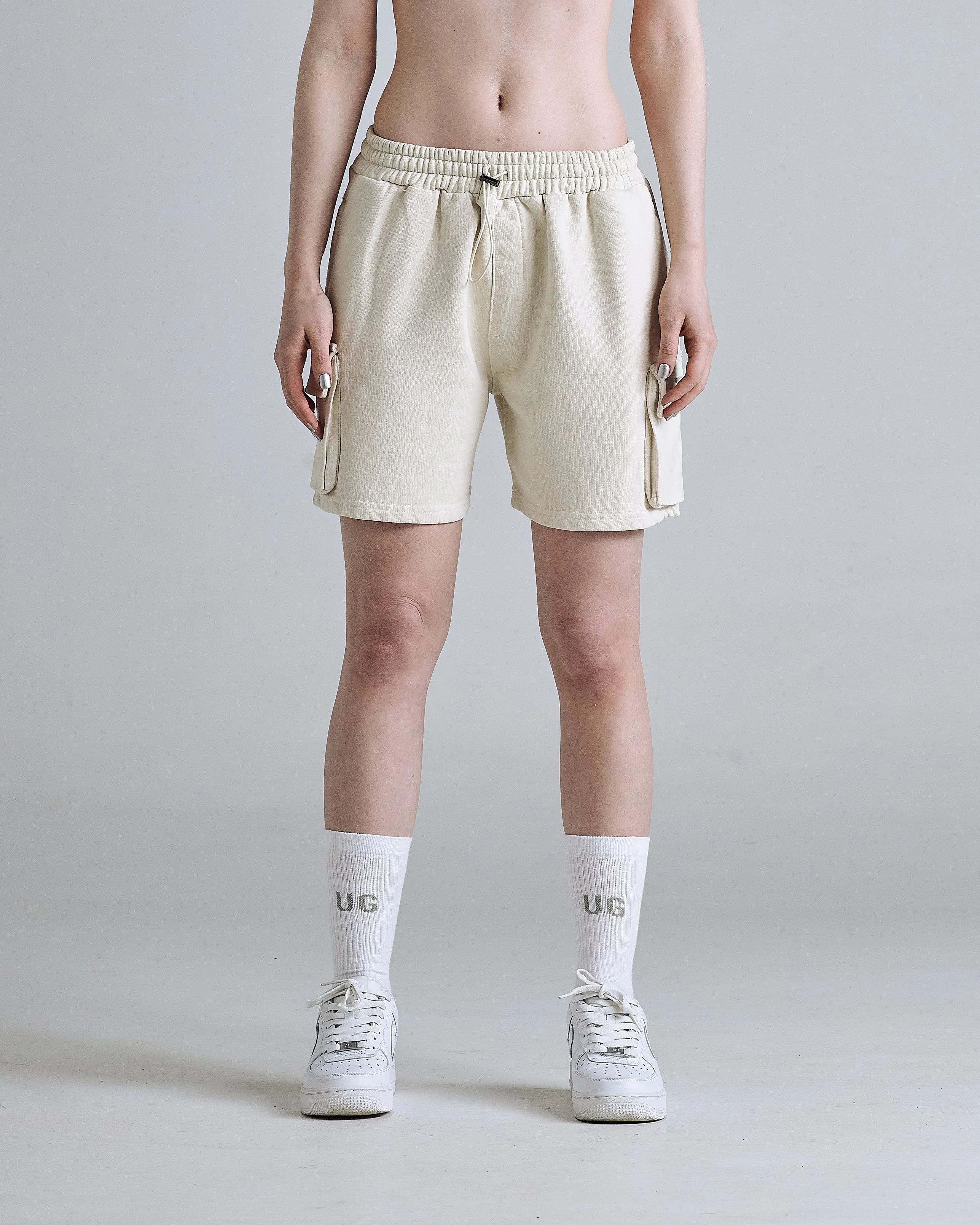 Basics Cargo Short Cream