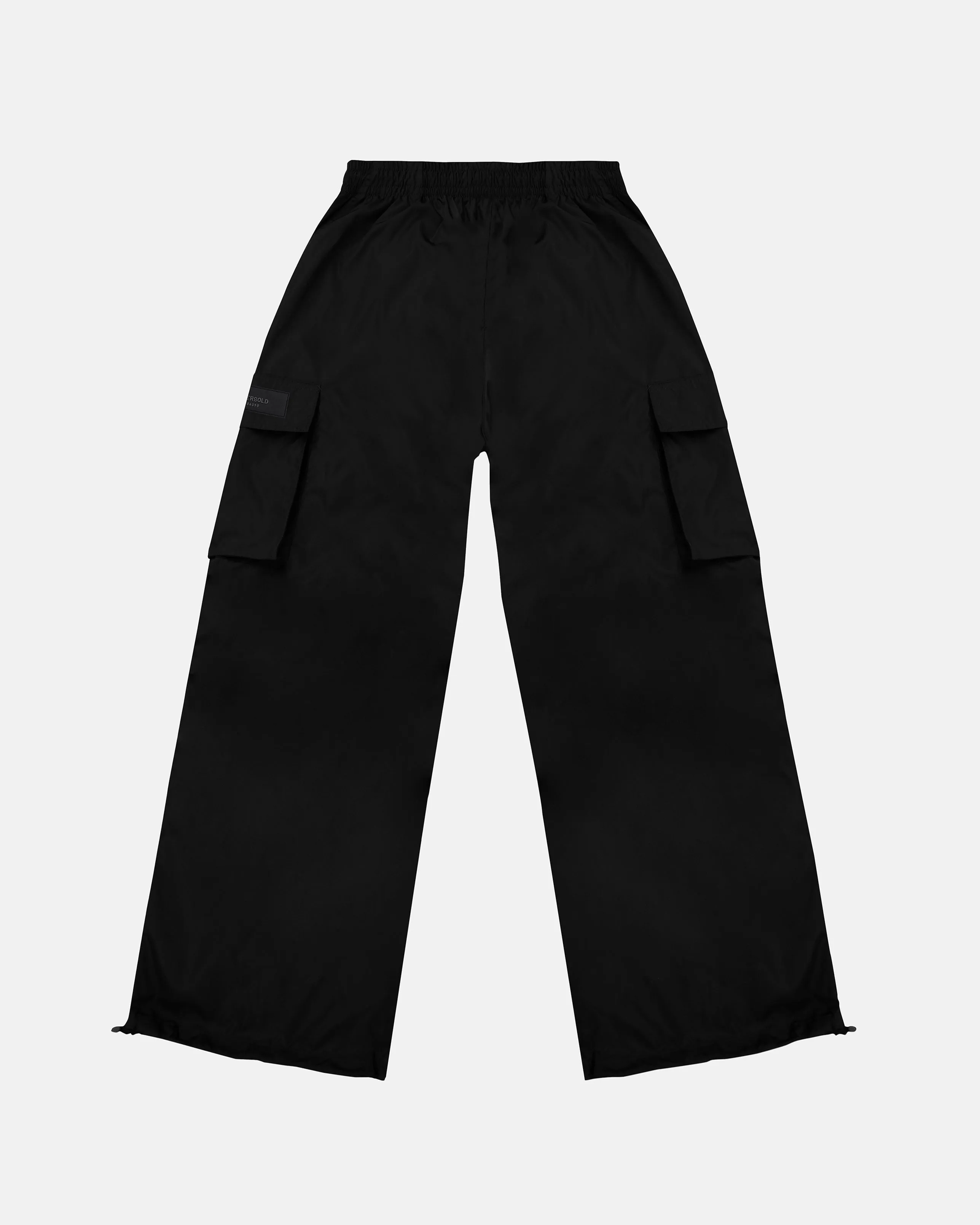 Basics Parachute Cargo Pants Black