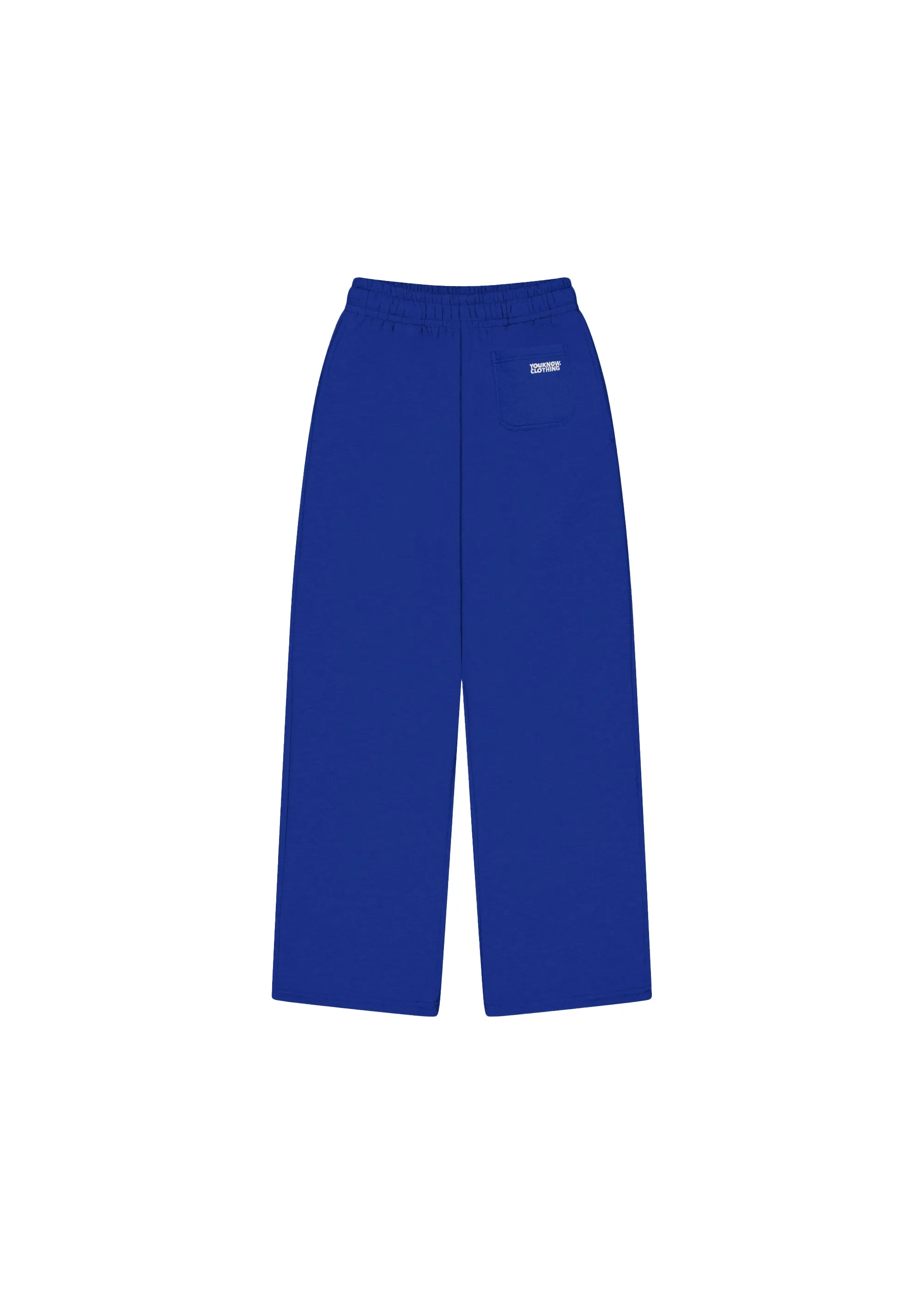 BLOCK WIDE-LEG SWEATPANTS | BLUE