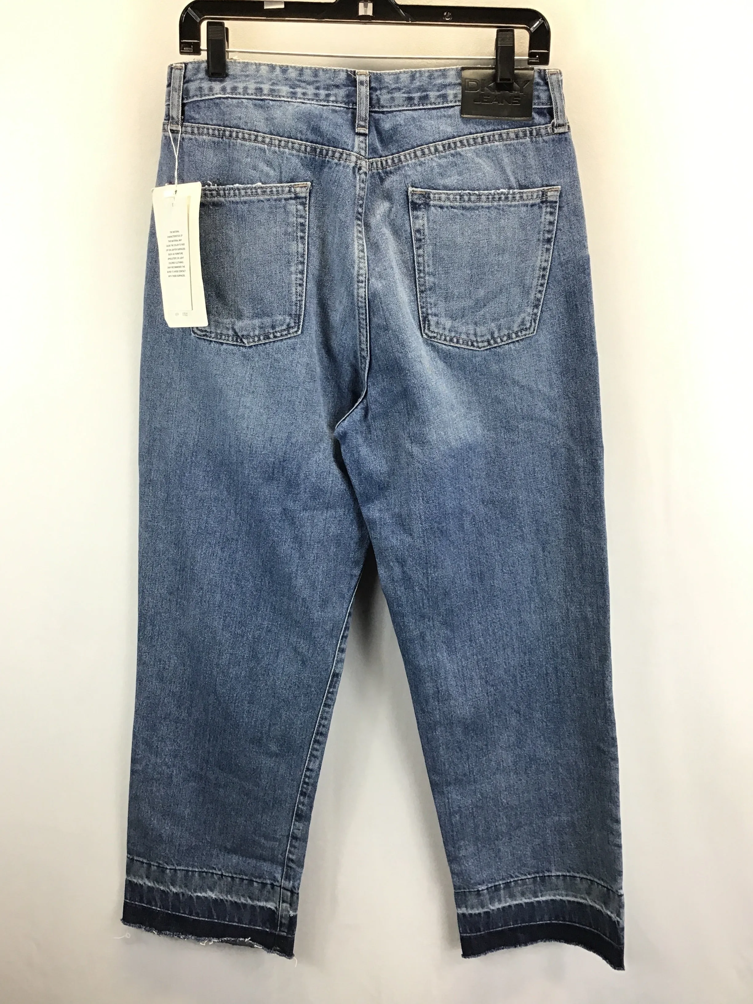 Blue Denim Jeans Straight Dkny, Size 8