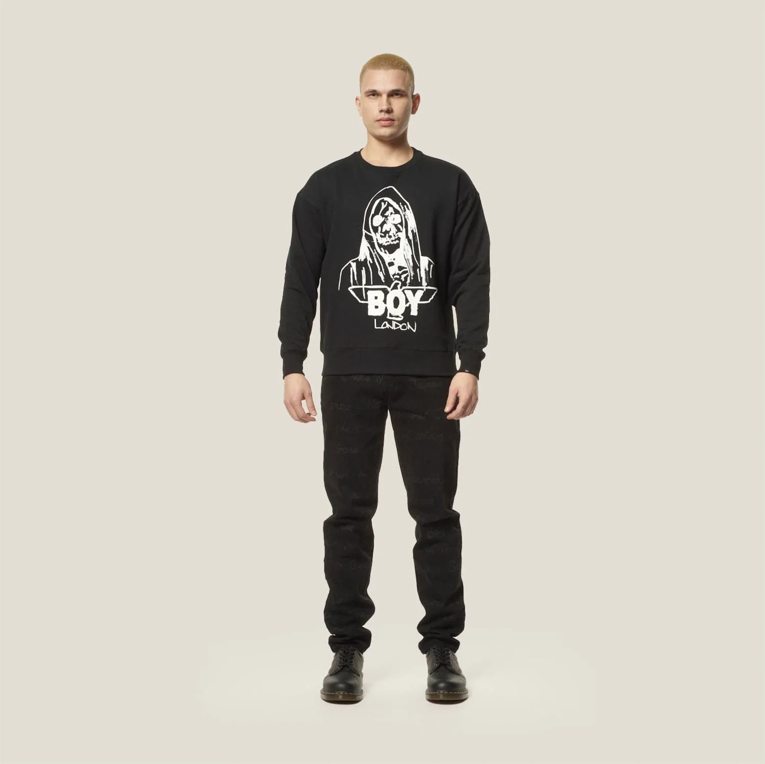 BOY REAPER SWEAT - BLACK