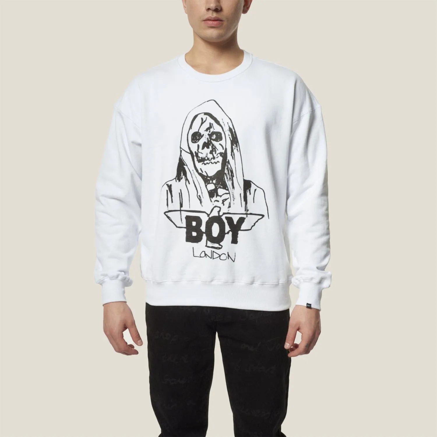 BOY REAPER SWEAT - WHITE