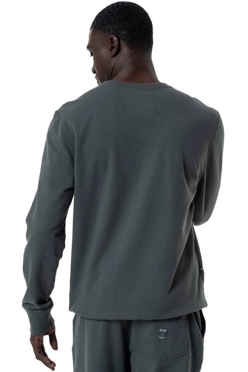 Branded Sweat Top _ 146214 _ Green