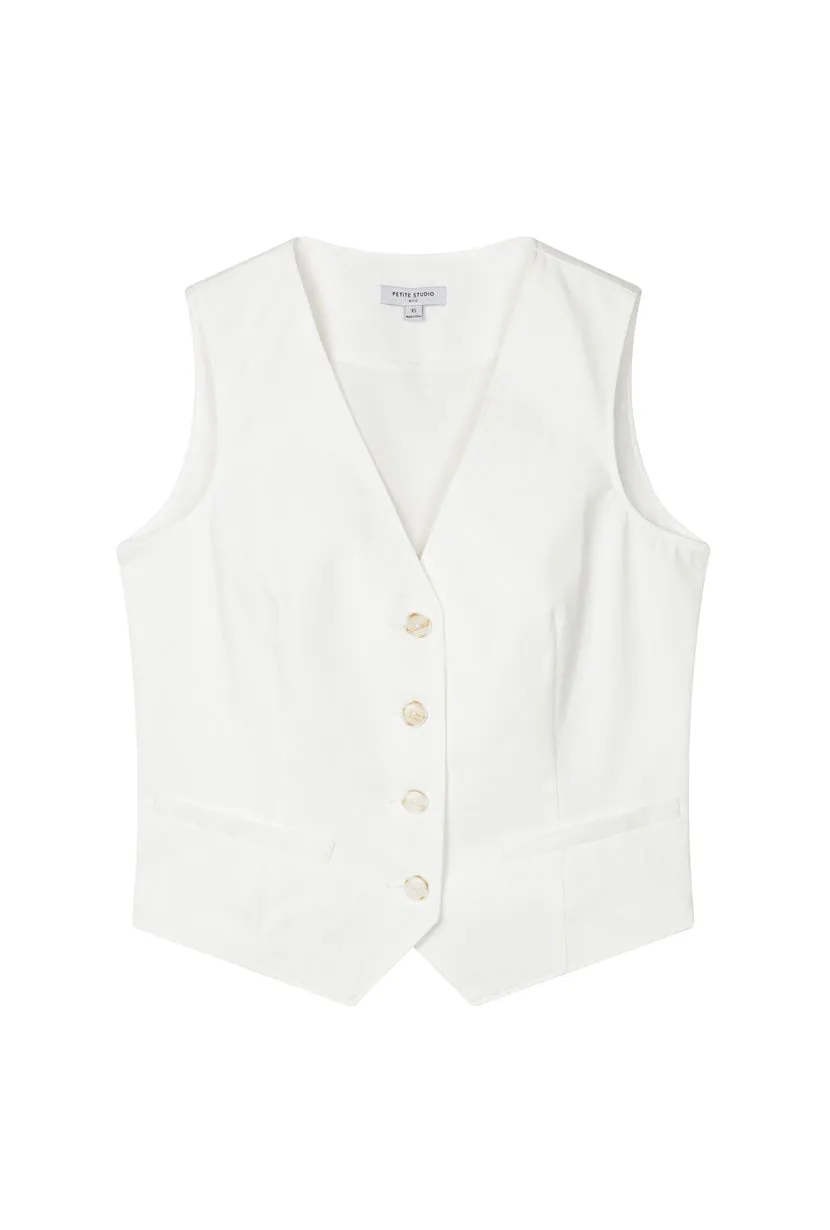 Bridgett Vest - Ivory