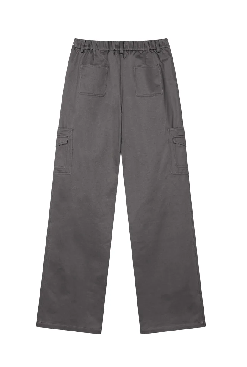 Carey Cargo Pants - Charcoal