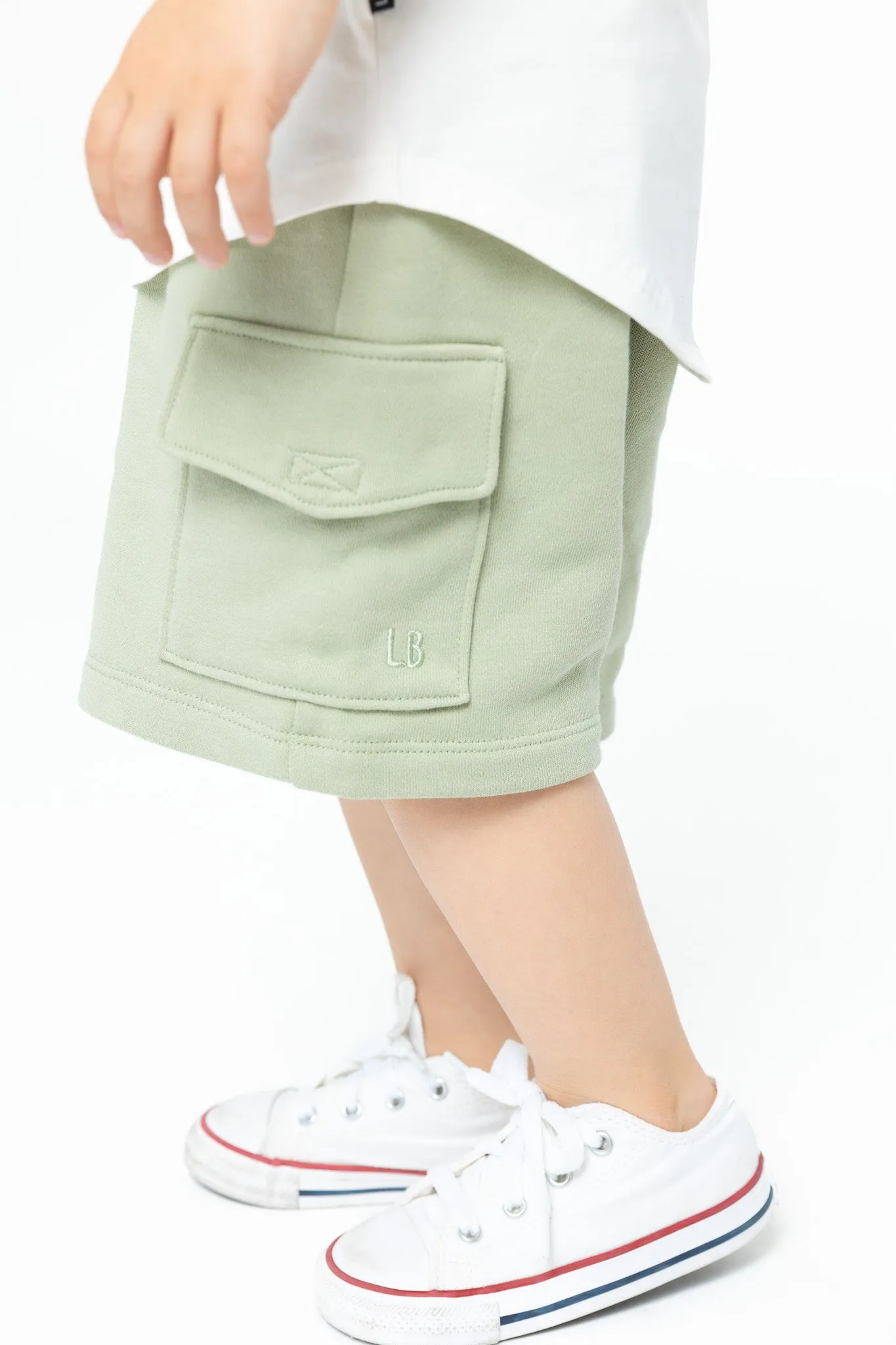 Cargo Sweatshort - Green