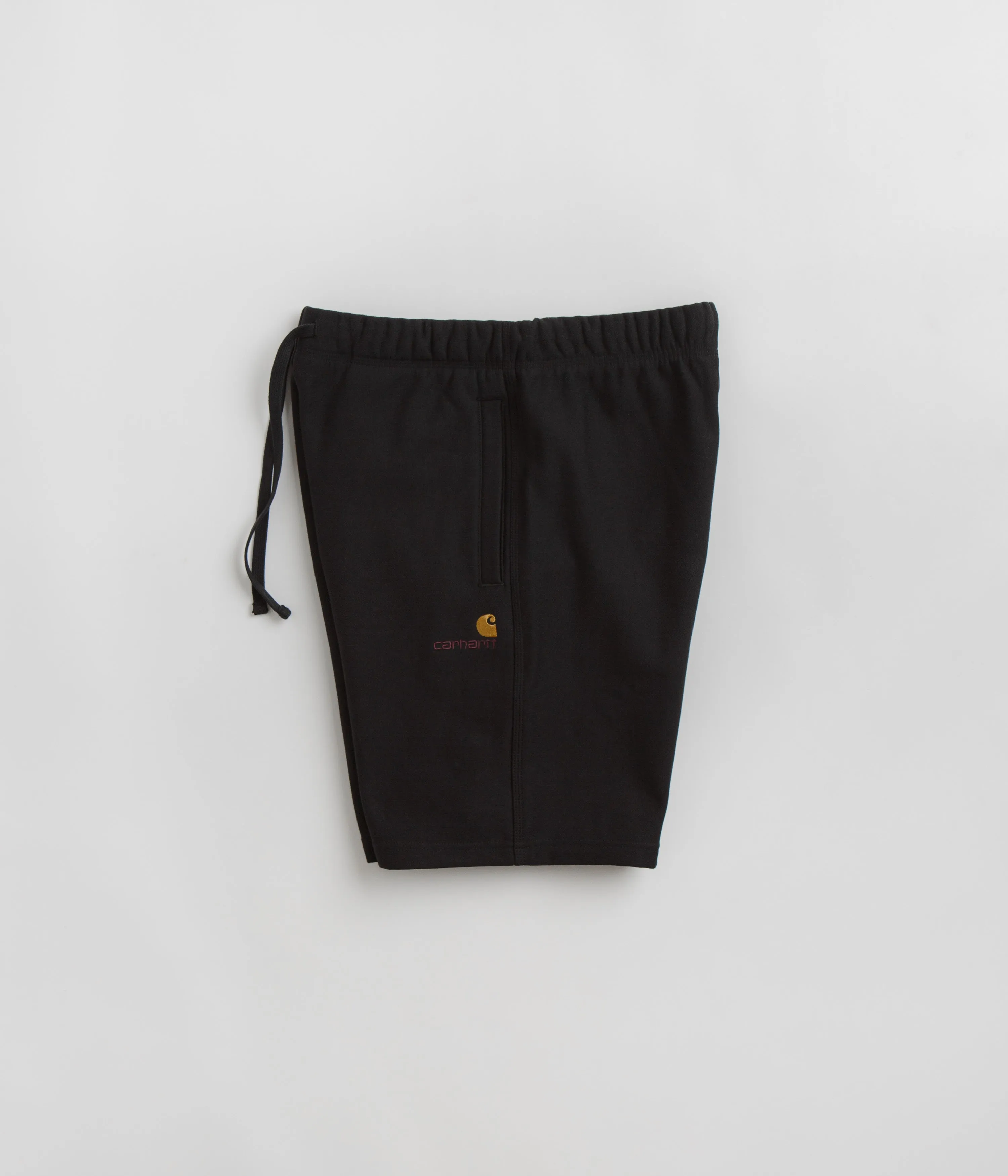 Carhartt American Script Sweat Shorts - Black