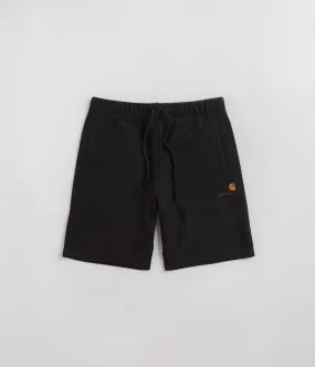 Carhartt American Script Sweat Shorts - Black