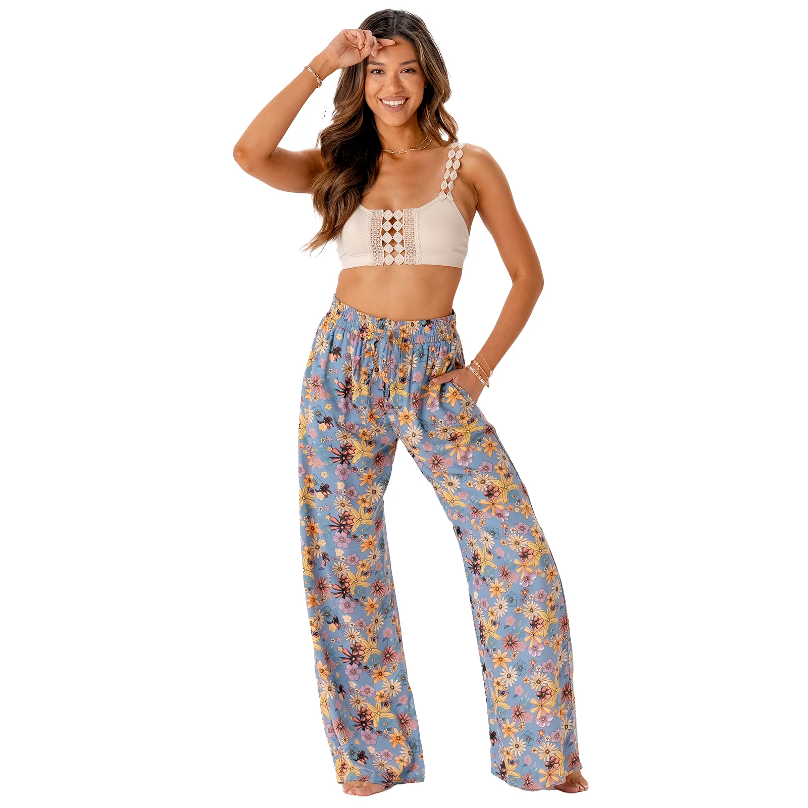 Carlsbad Wide Leg Drawstring Pants