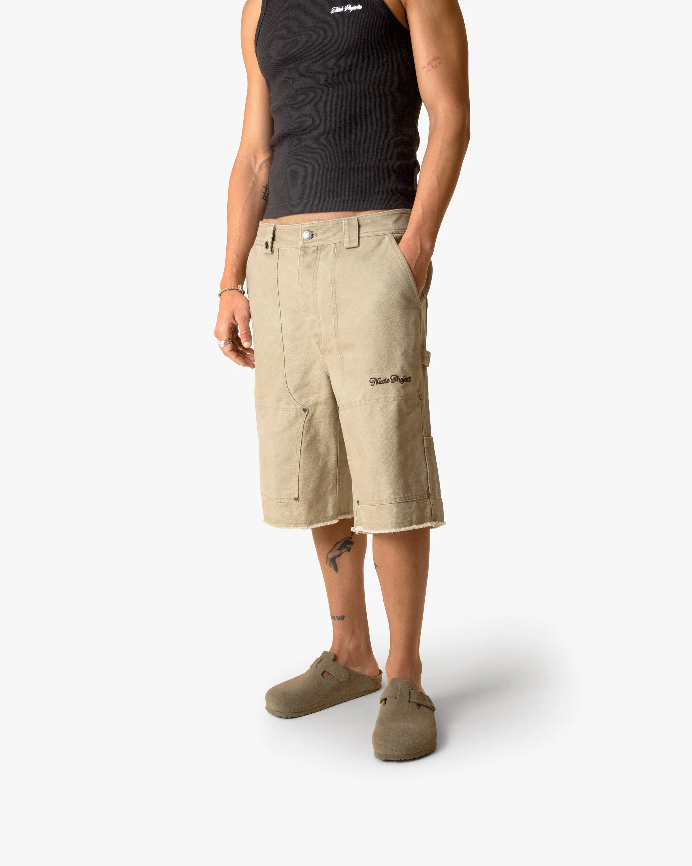 CARPENTER SHORTS BEIGE