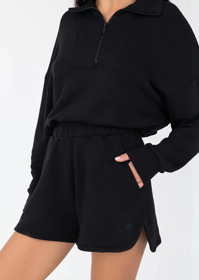 Club LC Sweat Short Black