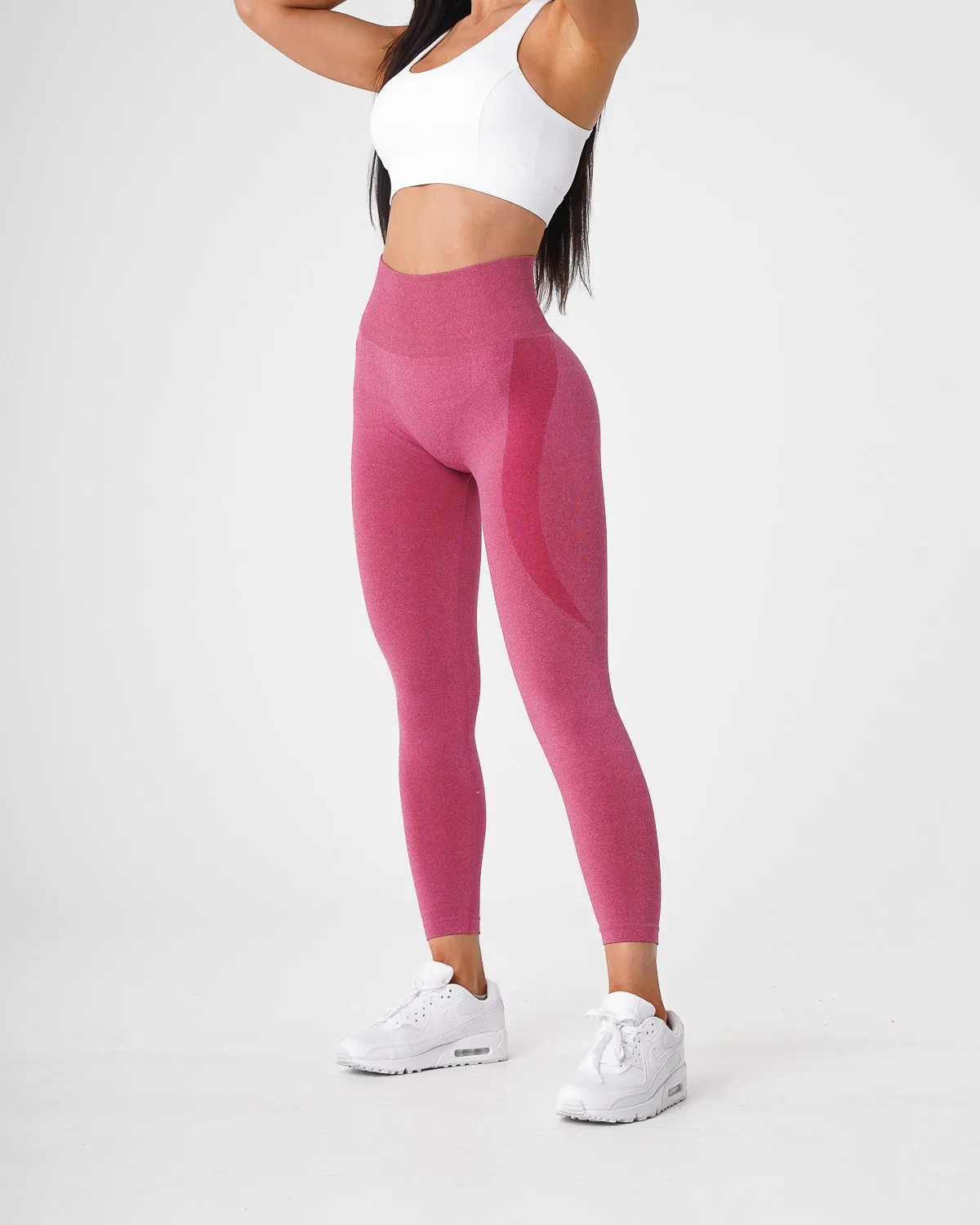 Crimson Contour Seamless Leggings