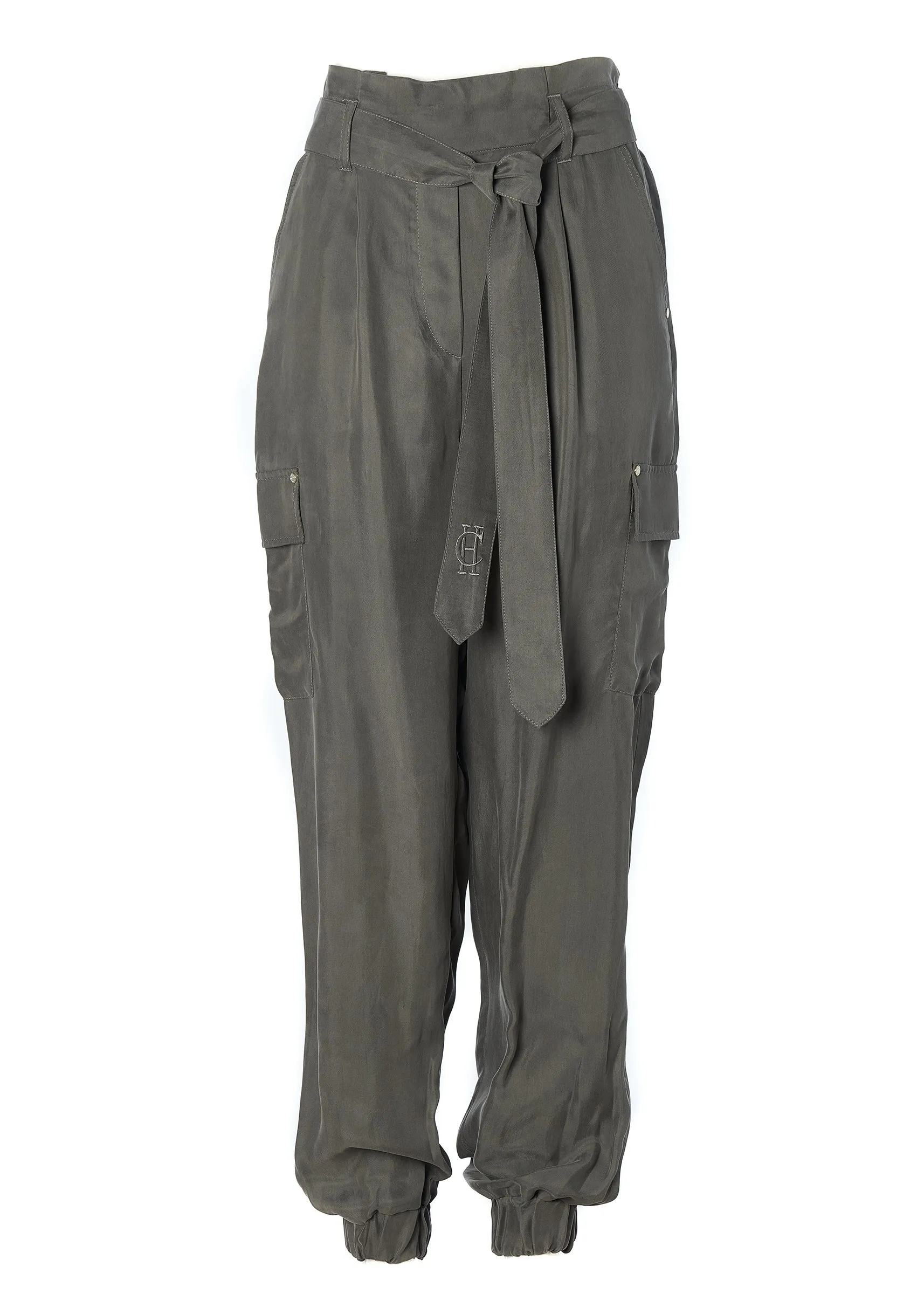 Cupro Cargo Pant (Khaki)