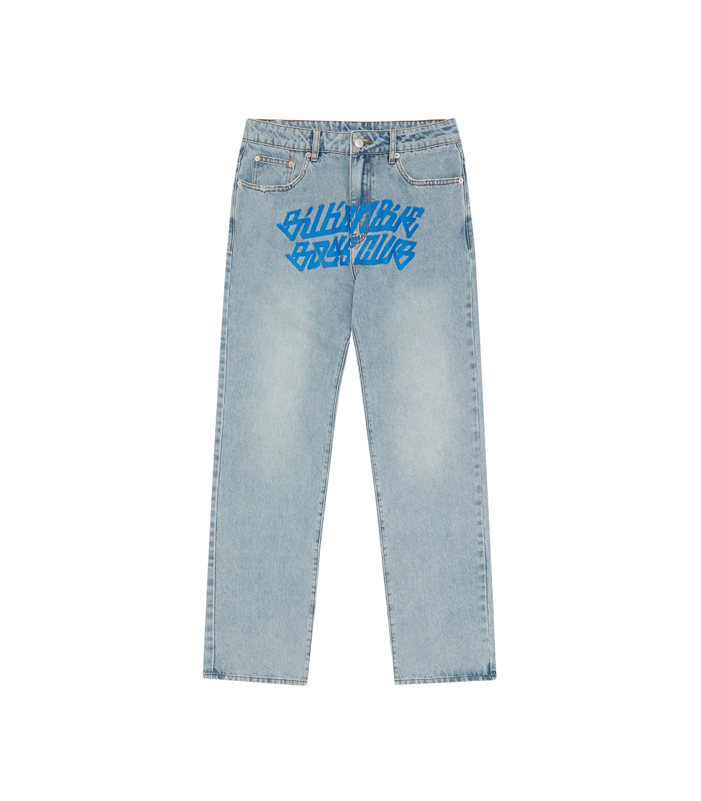 CURSIVE LOGO DENIM PANTS - STONEWASH