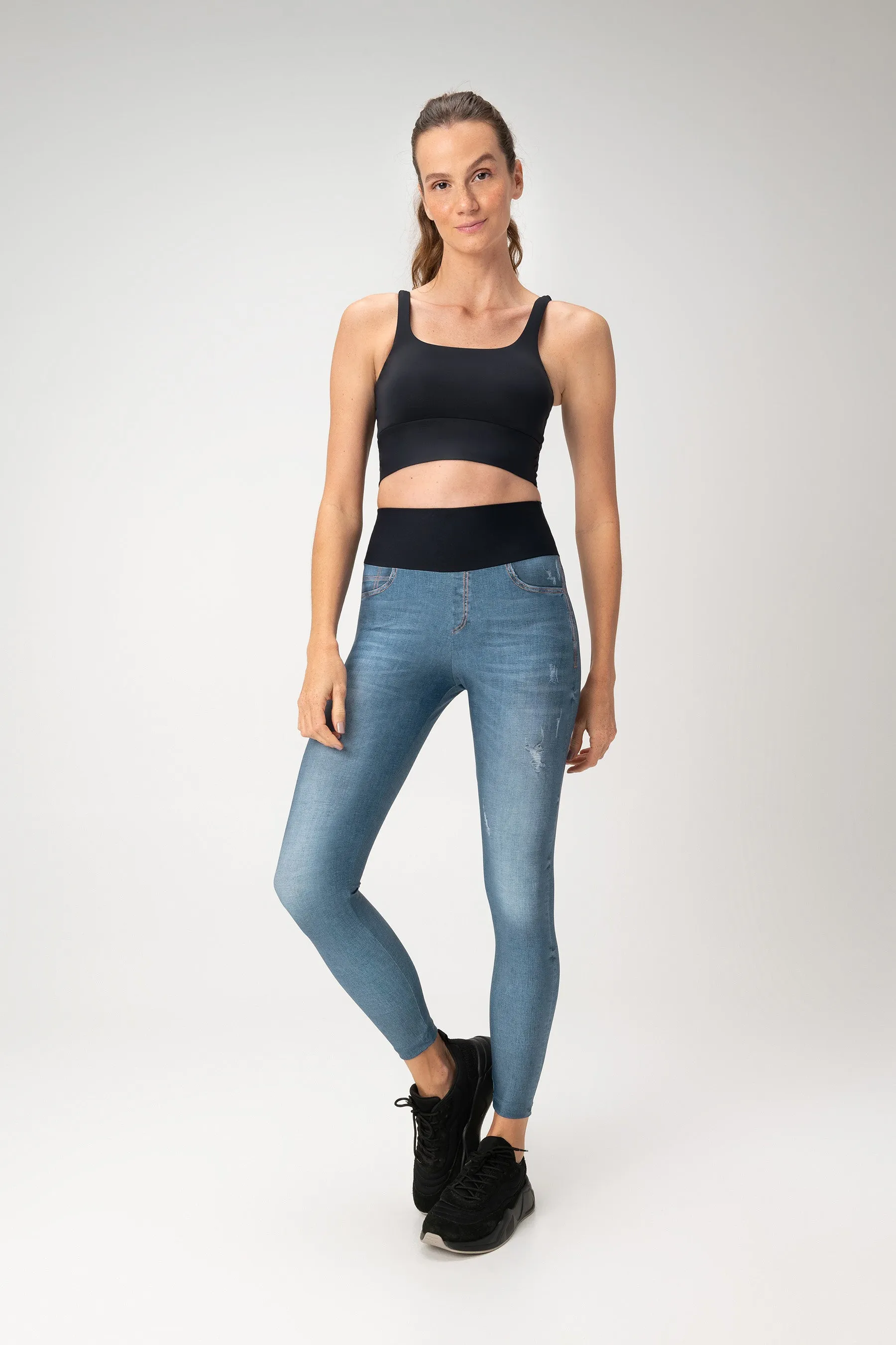 Denim Rise Leggings