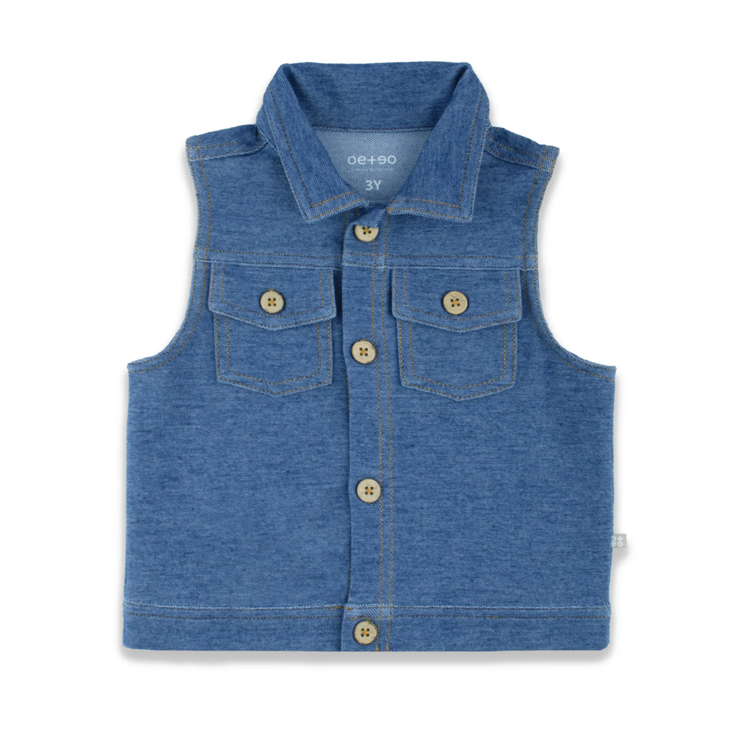 Denim Toddler Vest