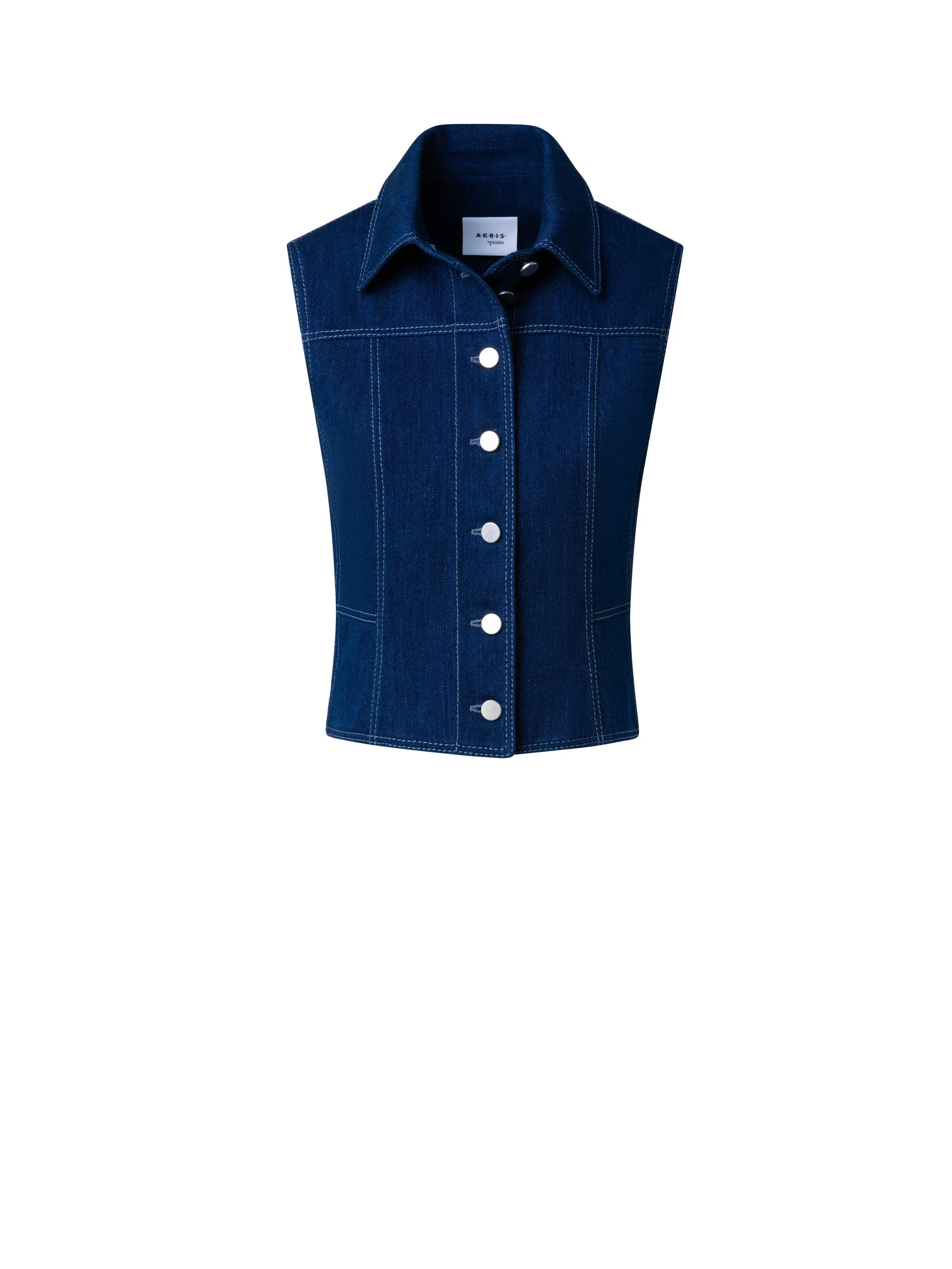 Denim Vest - Ink Blue