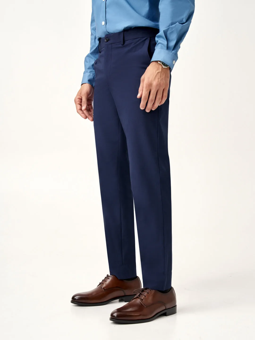 Eco Navy Stretch Pants