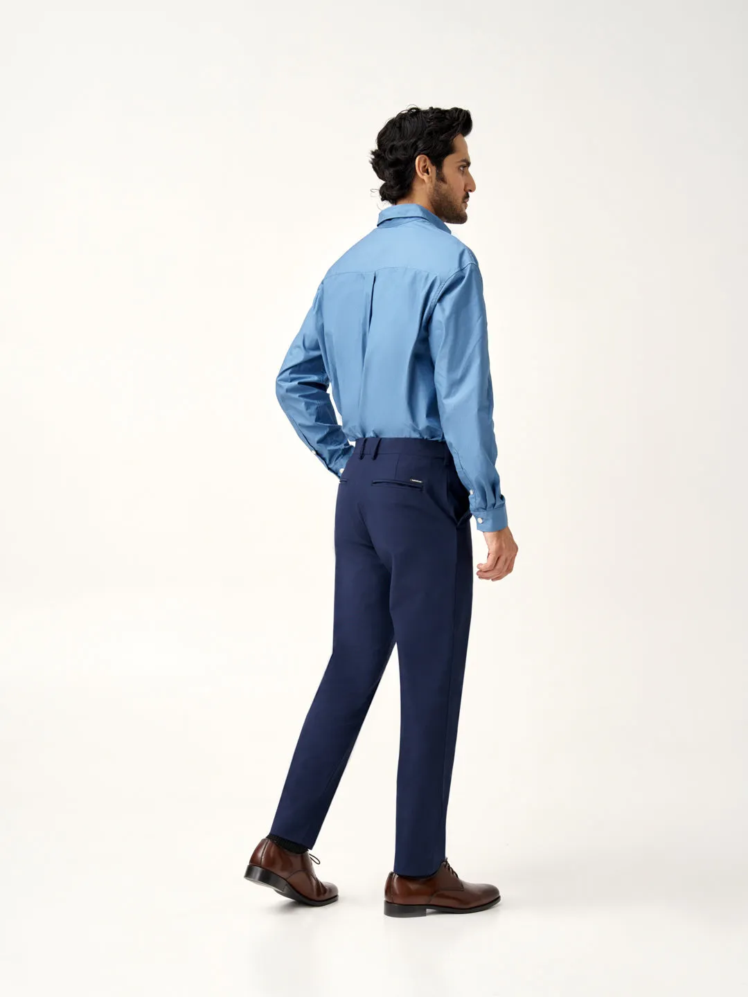 Eco Navy Stretch Pants