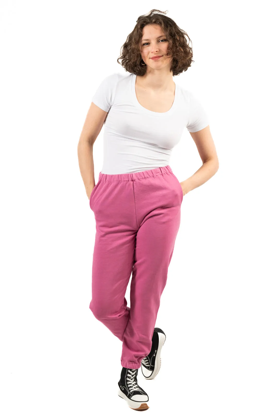 Elastic cuff jogging pants