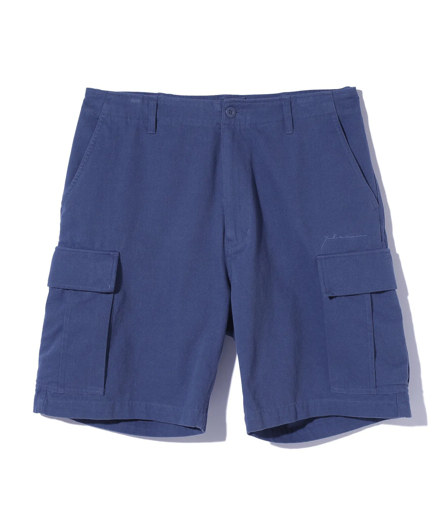 EMBROIDERED LOGO CARGO SHORT PANTS