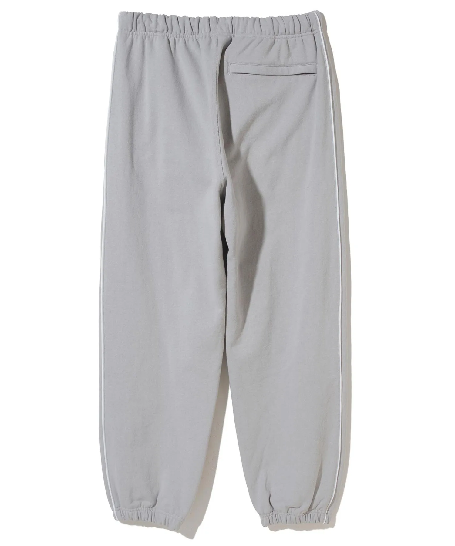 EMBROIDERED LOGO PIPING SWEAT PANTS