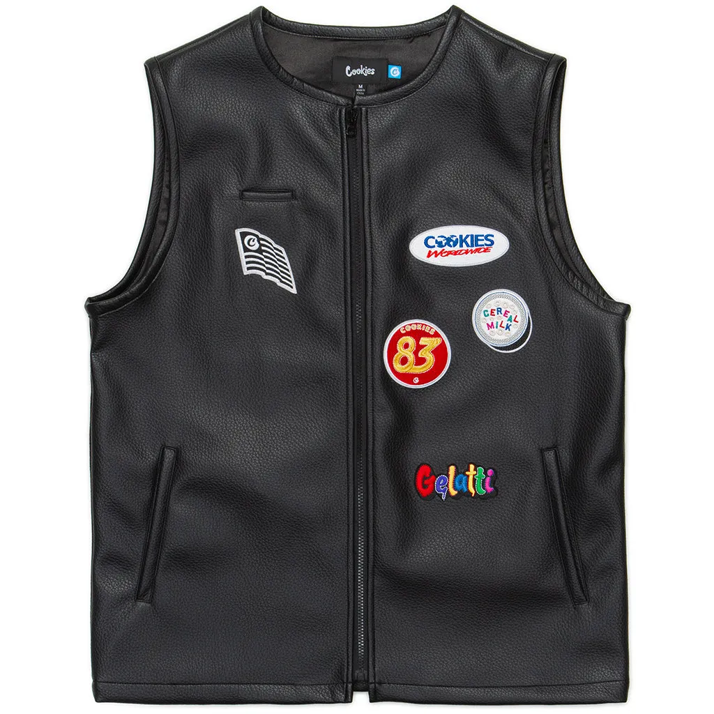 Enzo Vegan Leather Vest