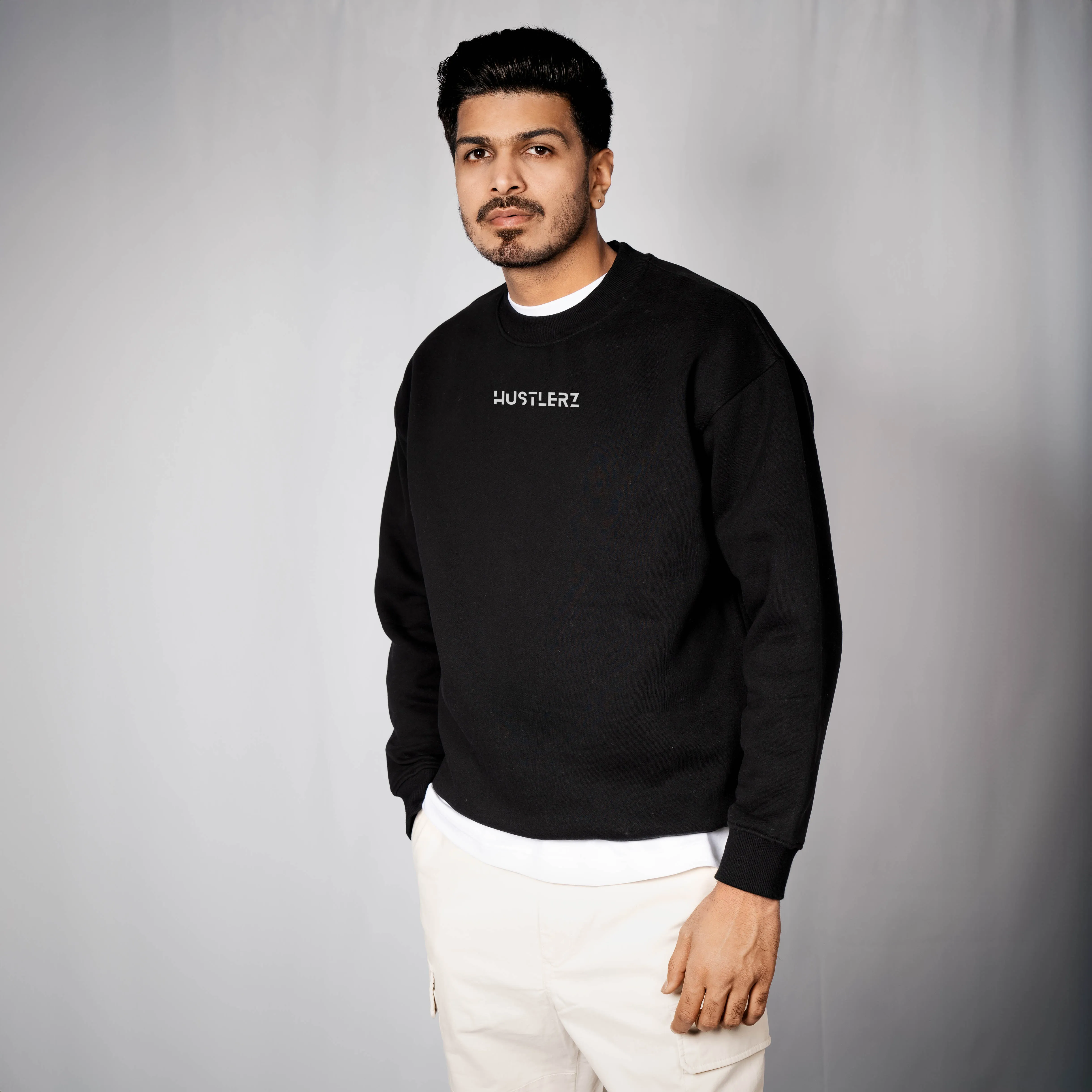 Fleece Comfort Sweat - Black - Hustle Dream Win