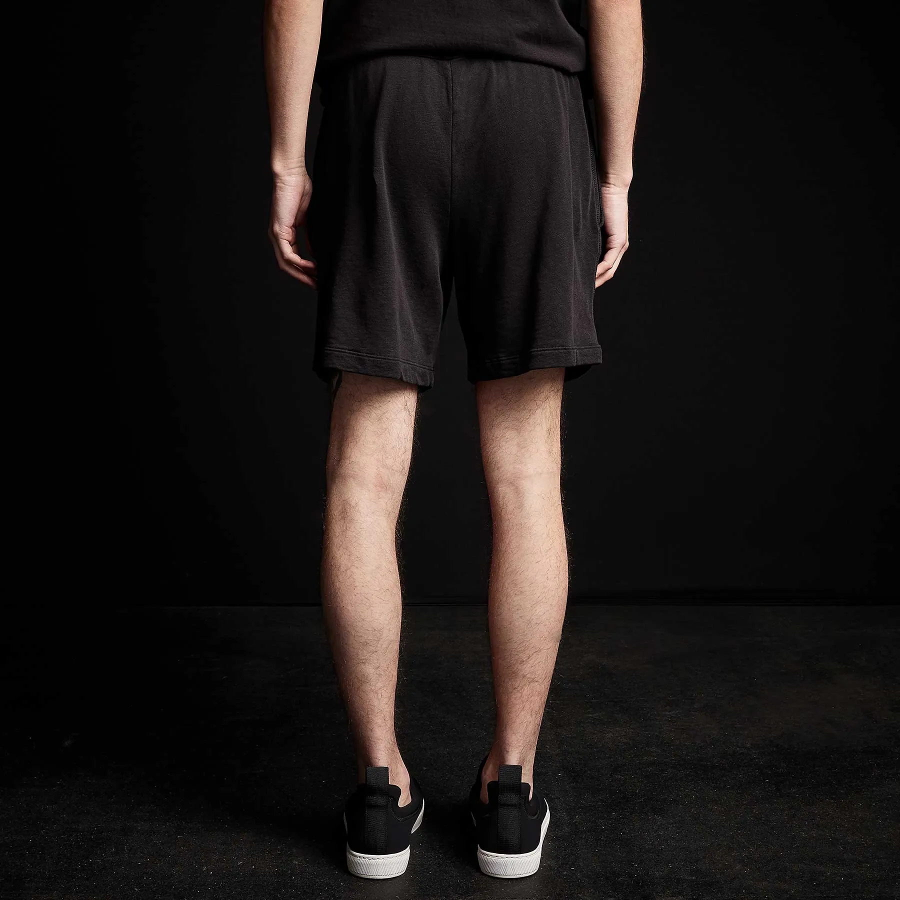 French Terry Sweat Short - Black