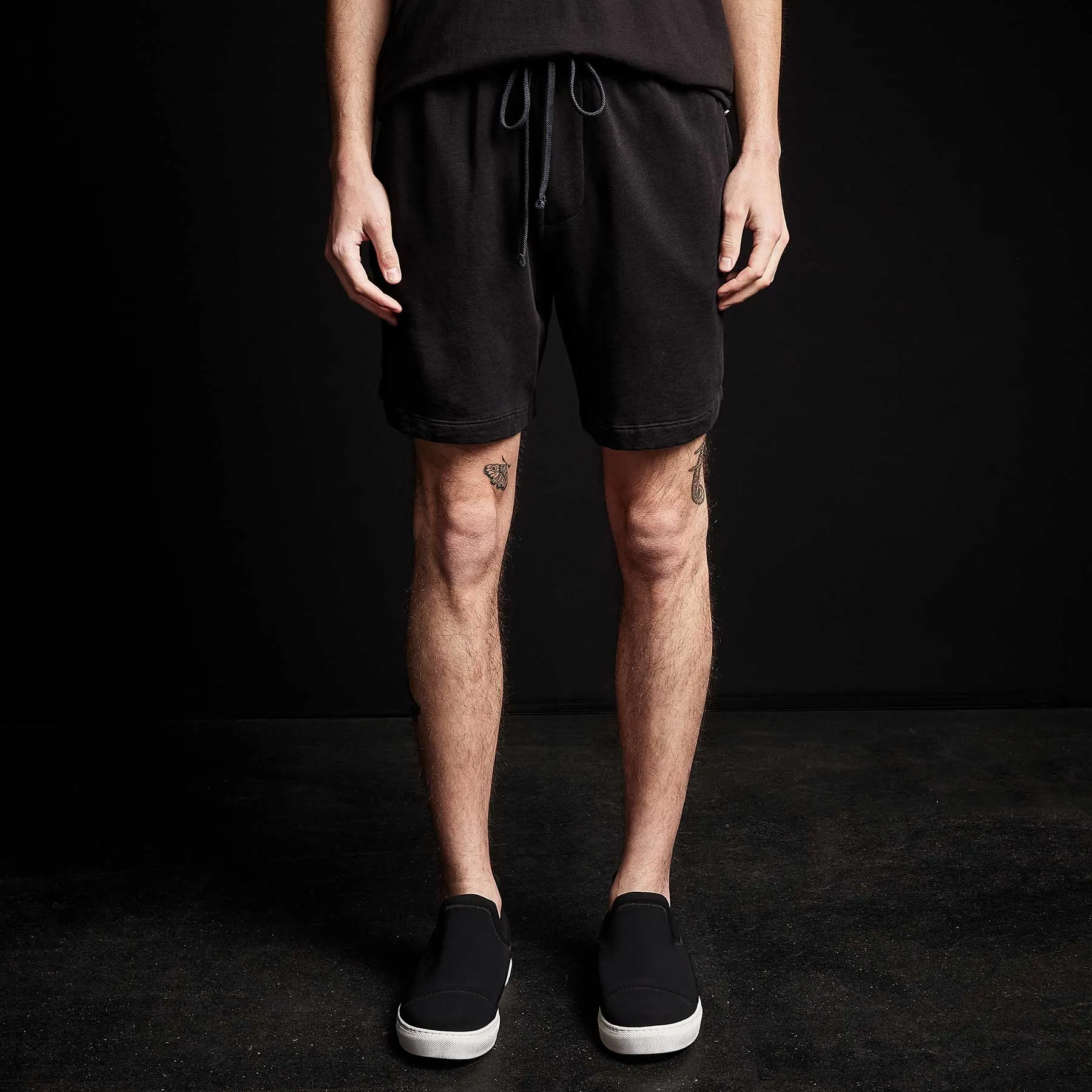 French Terry Sweat Short - Black