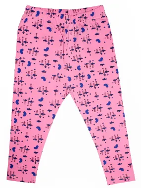 Girls Capri Leggings With printed