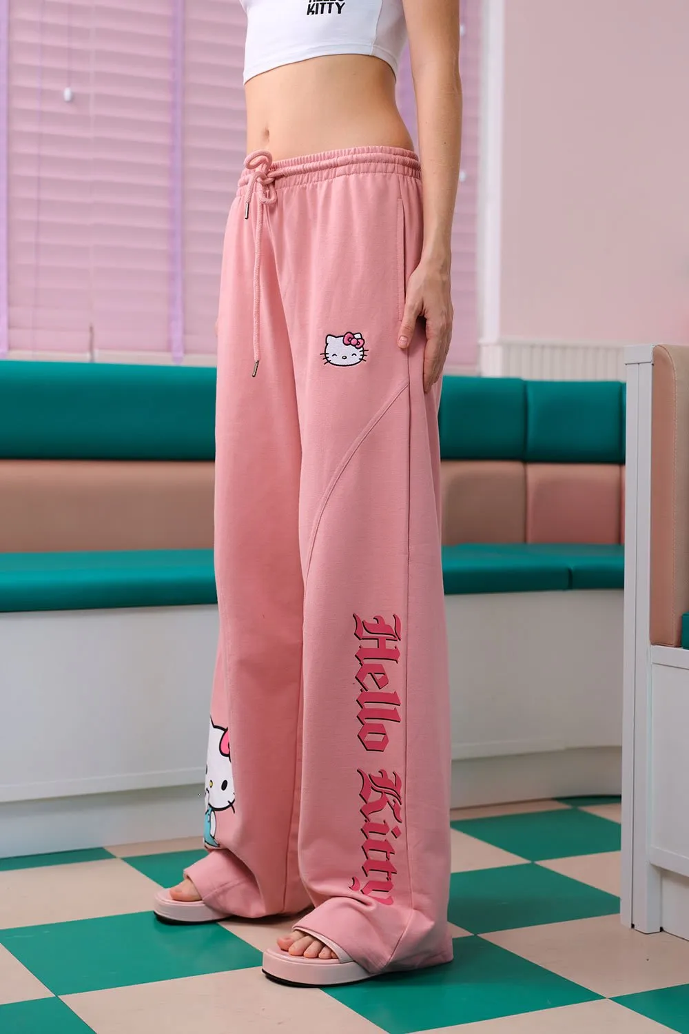 Hello Kitty Wide-Leg Pants