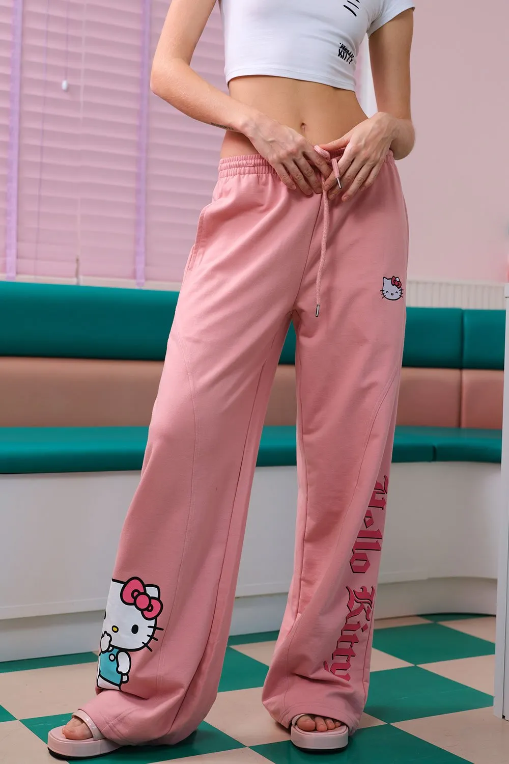 Hello Kitty Wide-Leg Pants