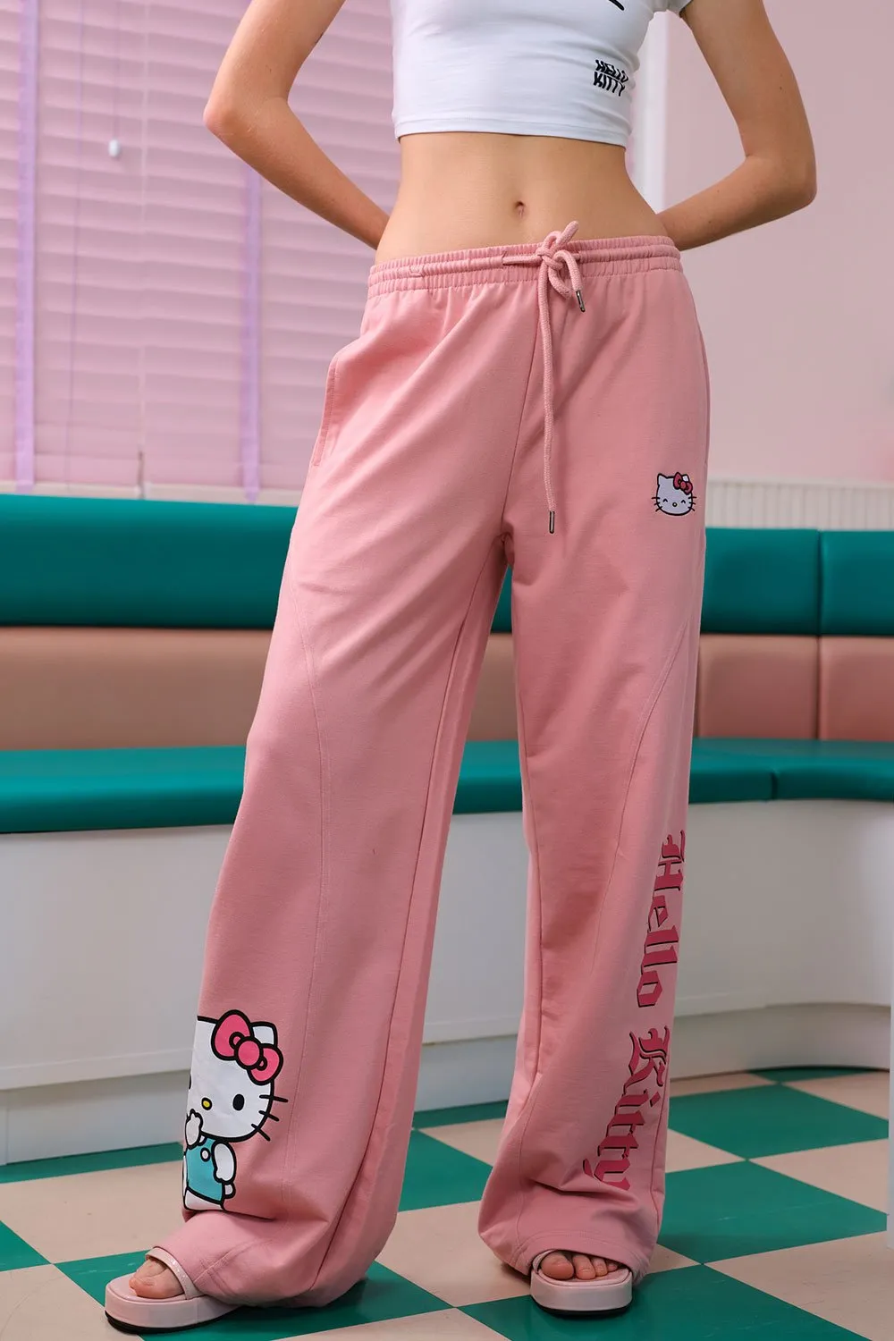 Hello Kitty Wide-Leg Pants