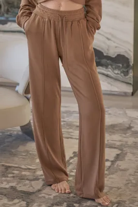 High-waist Lounge Wide-leg Pant