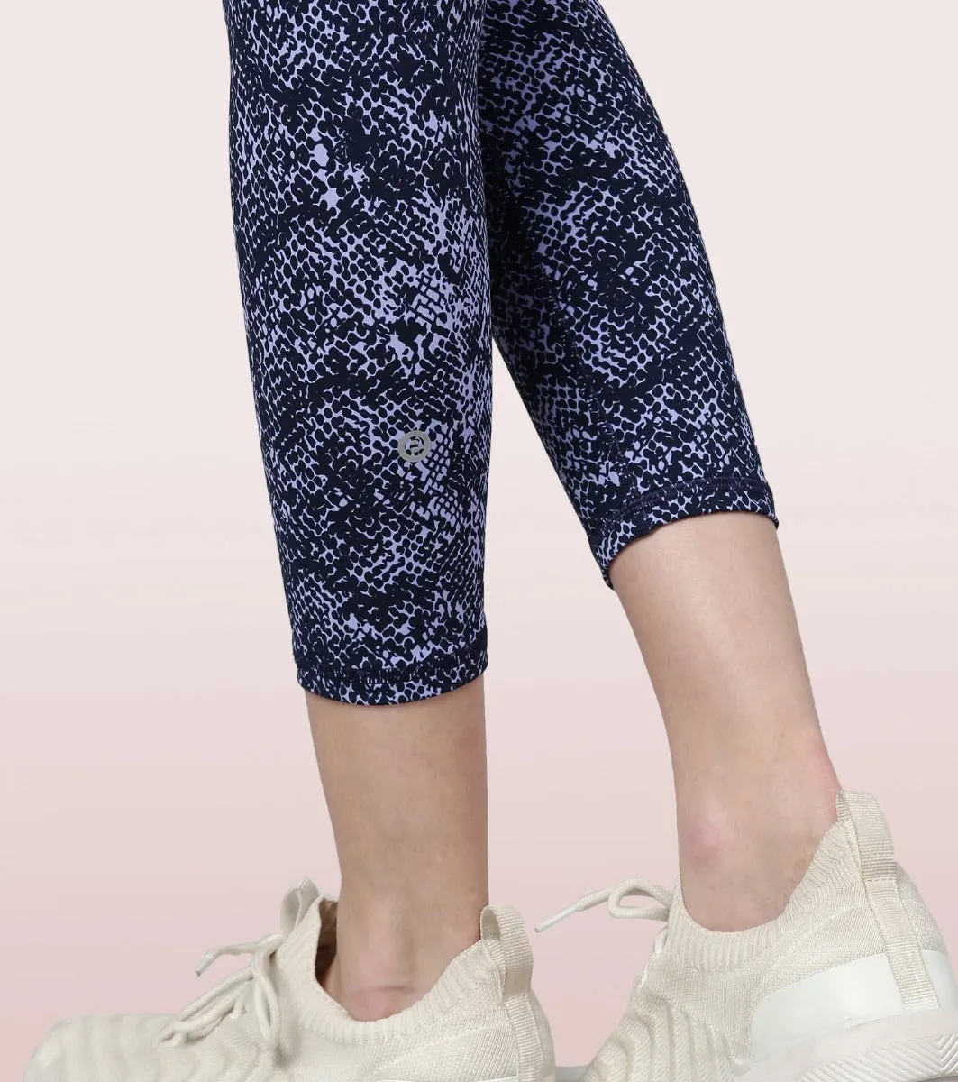 Hugged Leggings | High Waisted 7/8 Dry Fit Printed Leggings