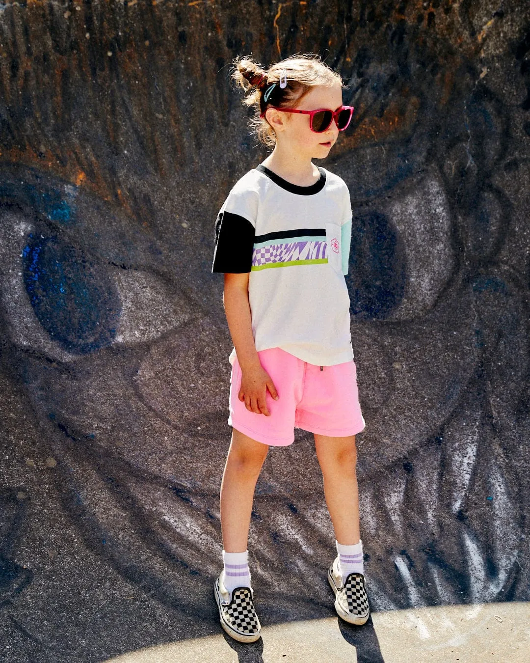 Instow - Kids Sweat Shorts - Pink