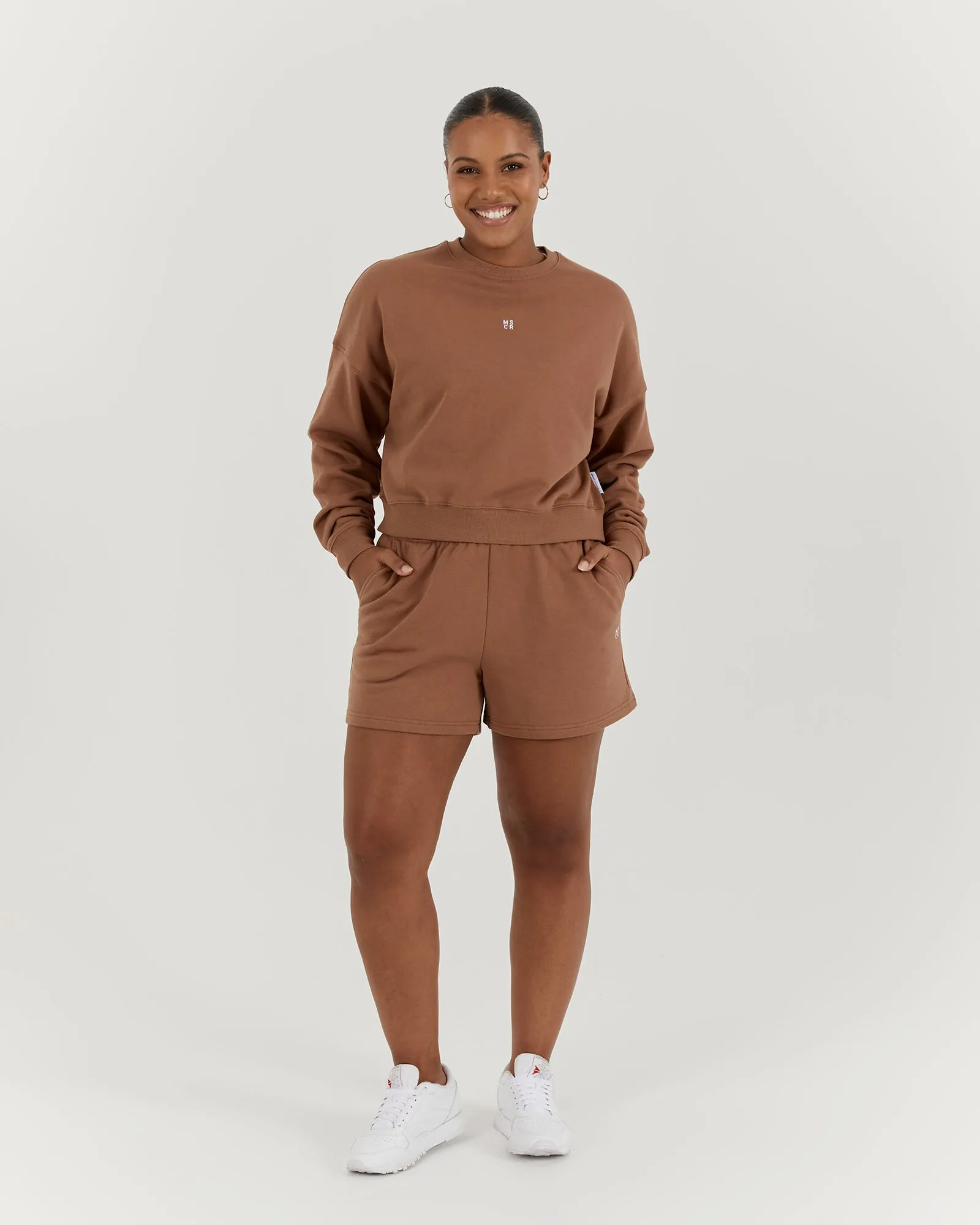 LEISURE SHORTS - MOCHA