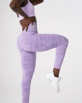 Lilac Camo Seamless Leggings