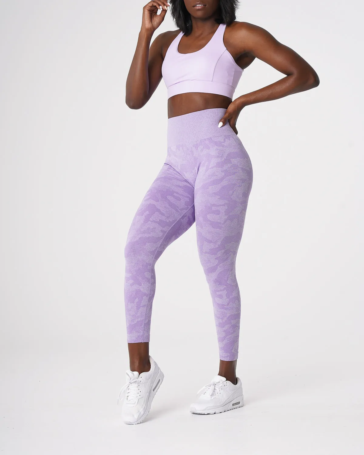 Lilac Camo Seamless Leggings